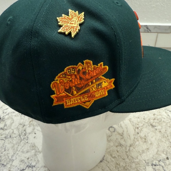 New Era 59FIFTY Oakland Athletics Green /Orange Battle of the bay - Picture 3 of 9